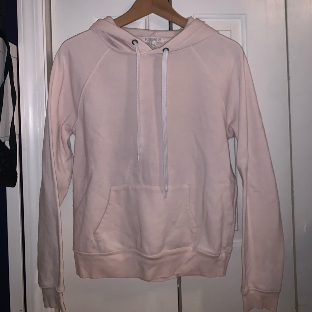 pink hoodie